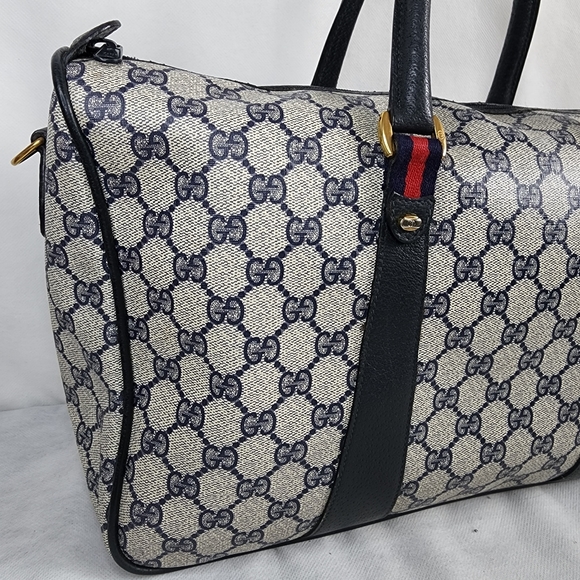 GUCCI GG Supreme Vintage Boston Bag - Picture 2 of 15